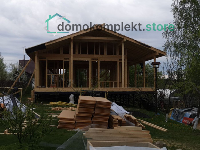 Домокомплект каркасного дома 25