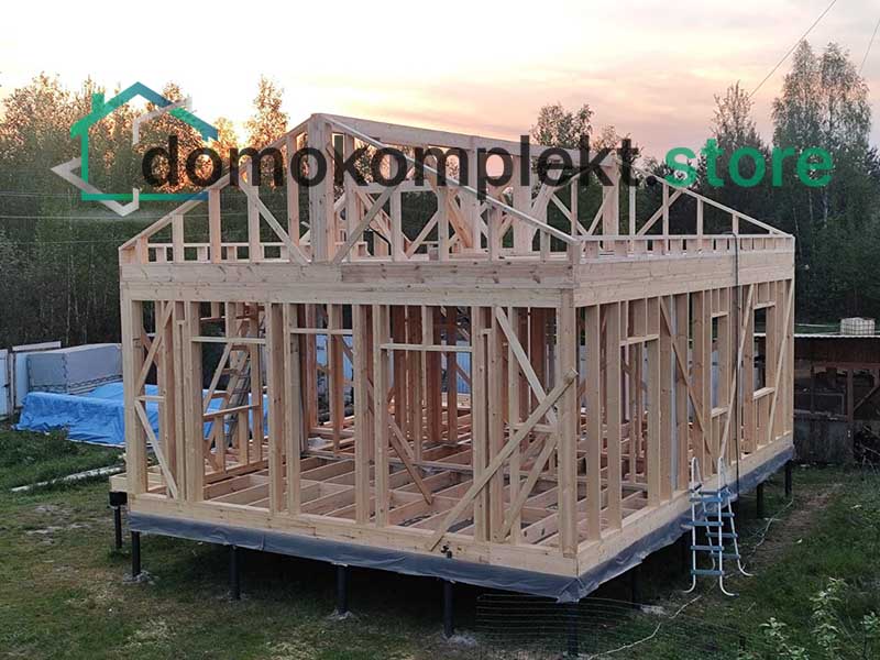 Домокомплект каркасного дома 18